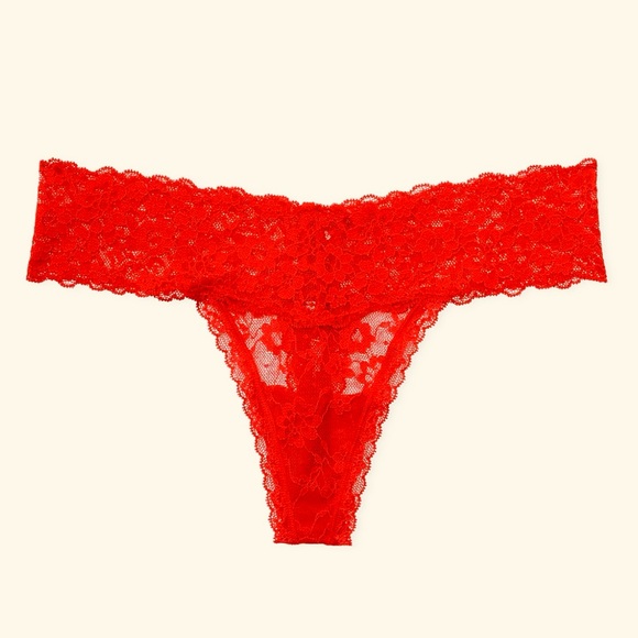 🔥Butterfly Crimson Lace Thong Victoria's Secret 2XL NWT - Picture 8 of 9